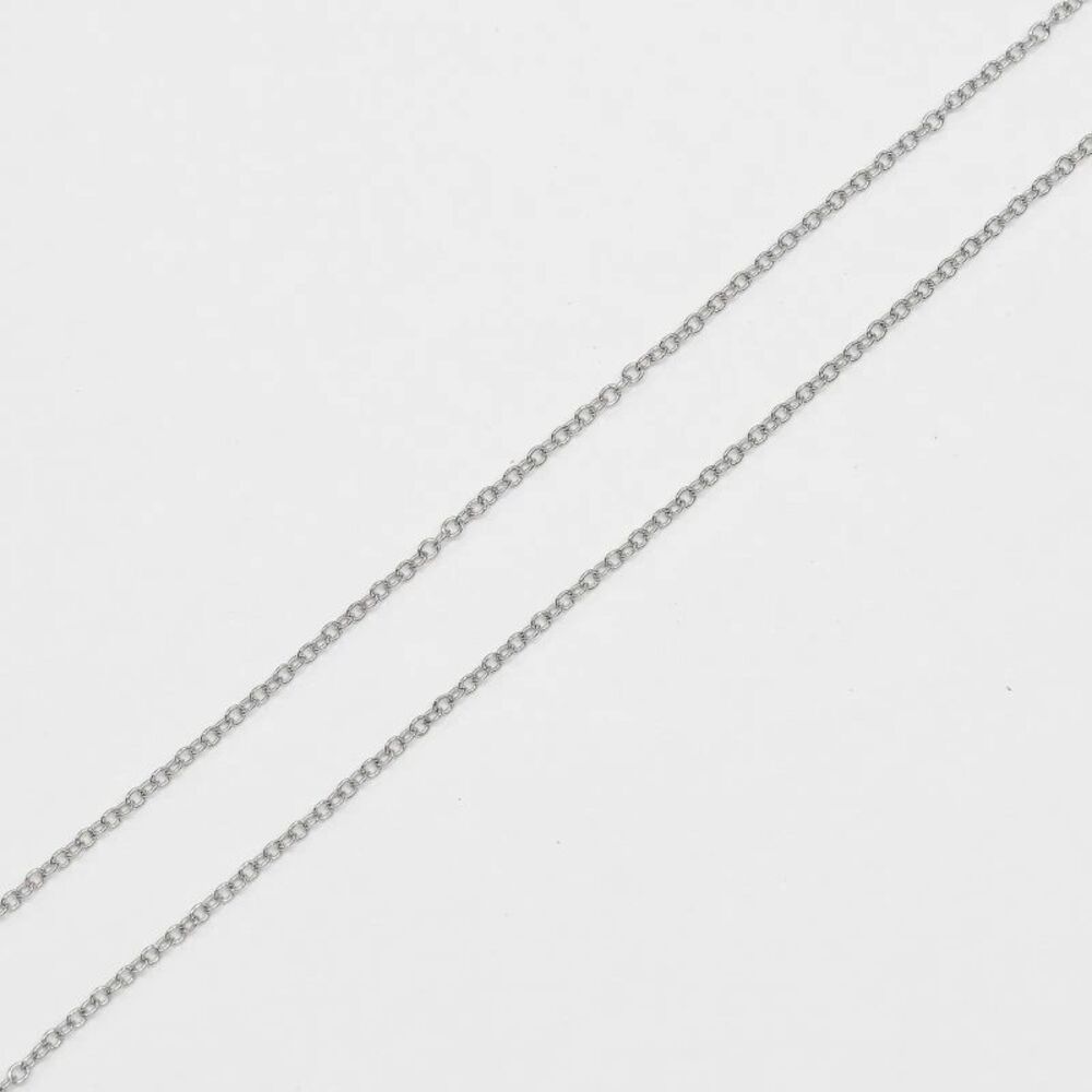 Tiffany & Co. Cross Pendant Platinum And Diamonds Silver Platinum Necklace - Picture 6 of 8